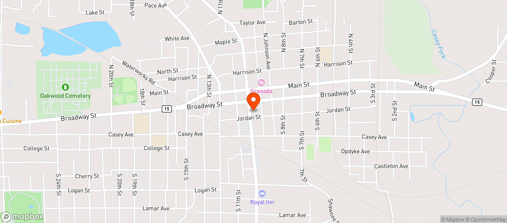 Map showing Rare Chophouse