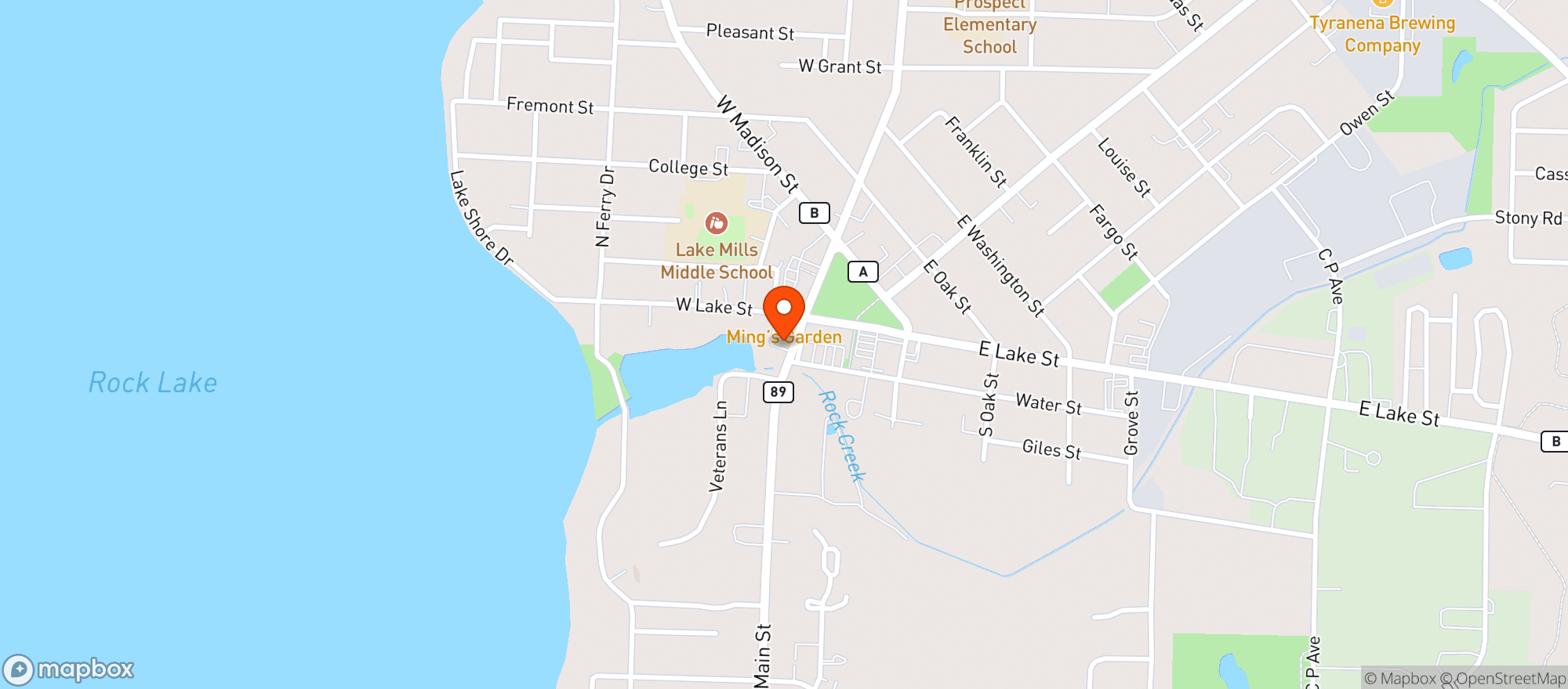 Map showing Pyramid Event Venue