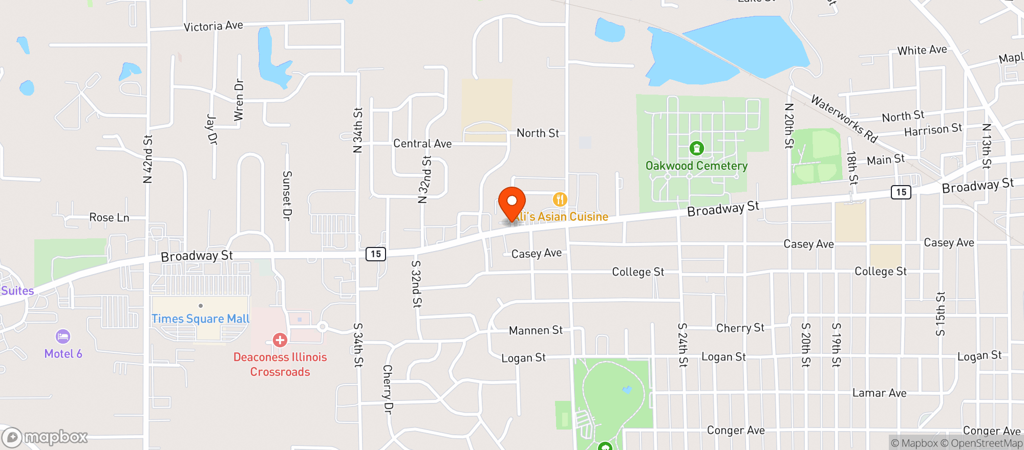 Map showing Circle K #4701209