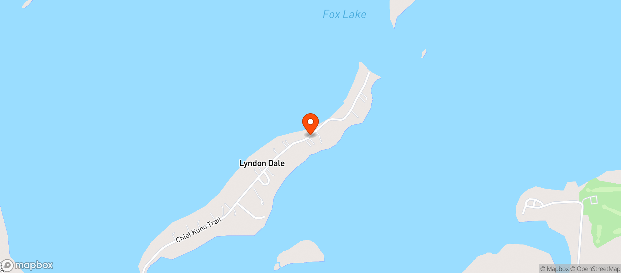 Map showing Shores Of Fox Lake Llc