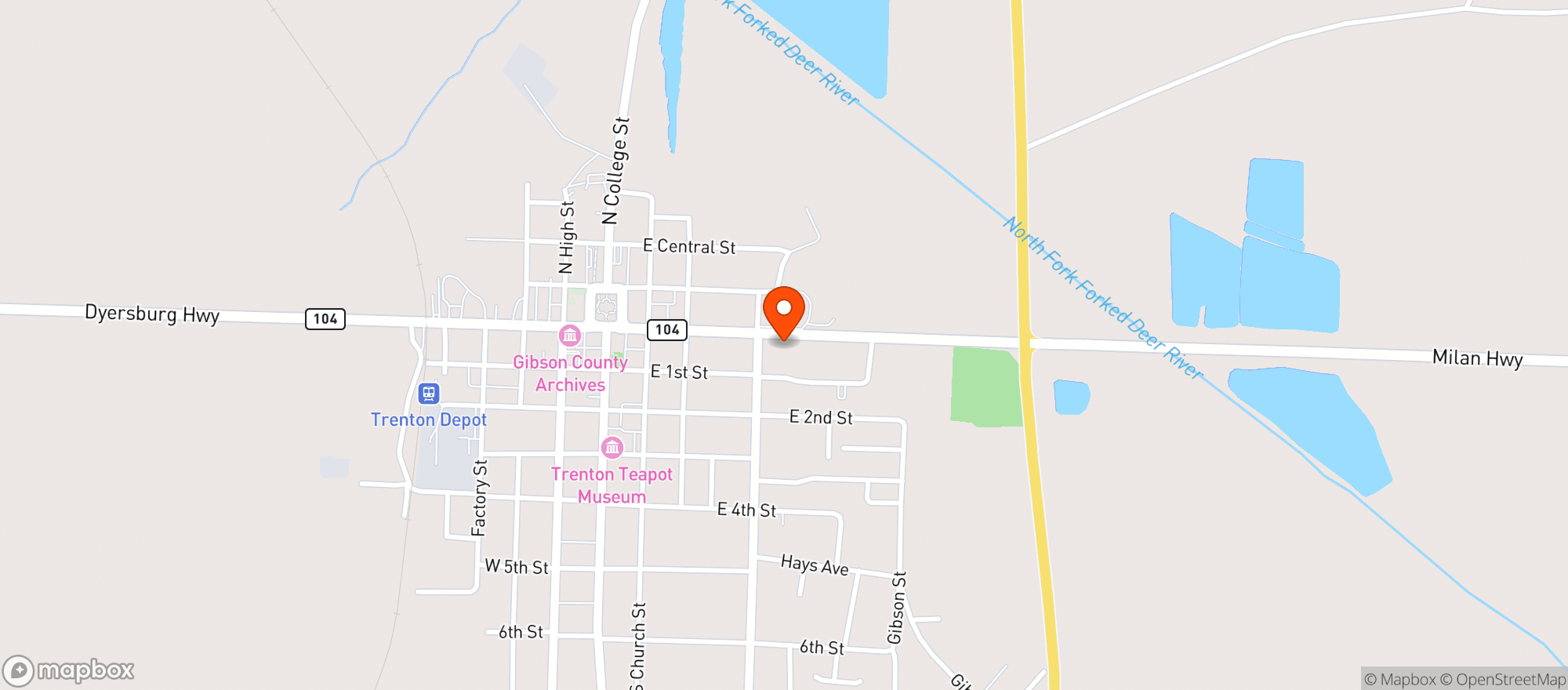 Map showing House Of Spirits
