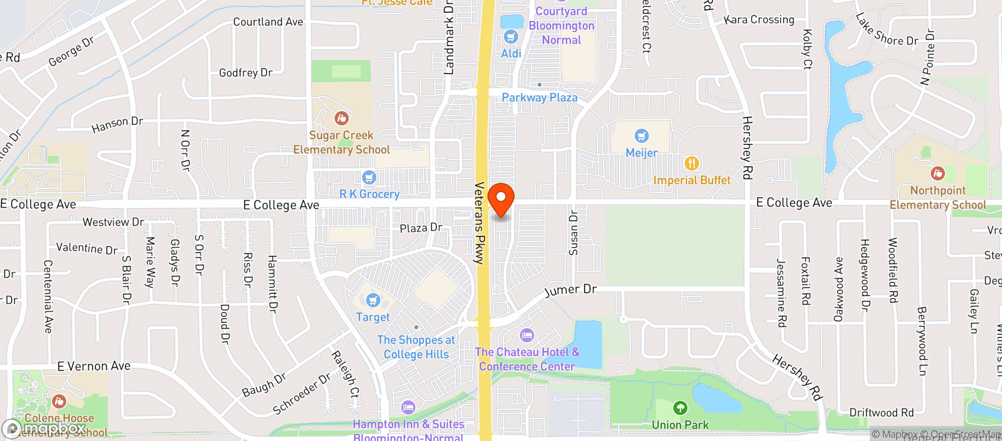 Map showing Gnc - 6653 - Parkway Sc