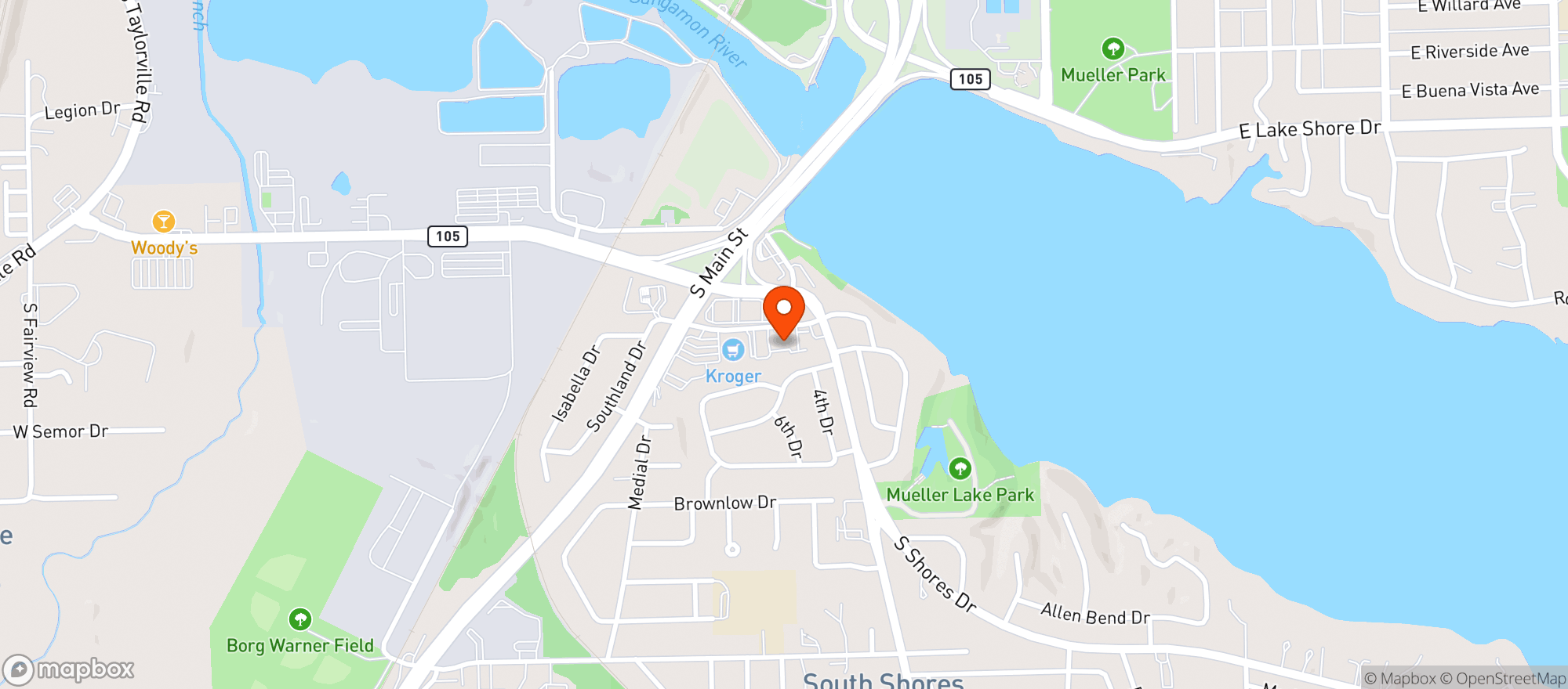 Map showing Circle K #4701313