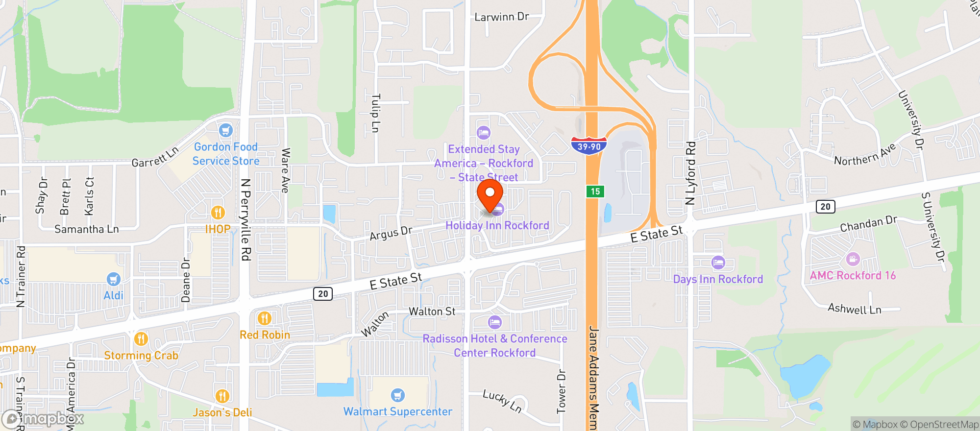 Map showing Hoffman House #02730