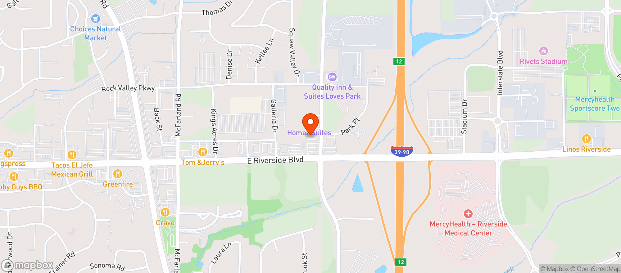 Map showing The Happy Cannabis Co