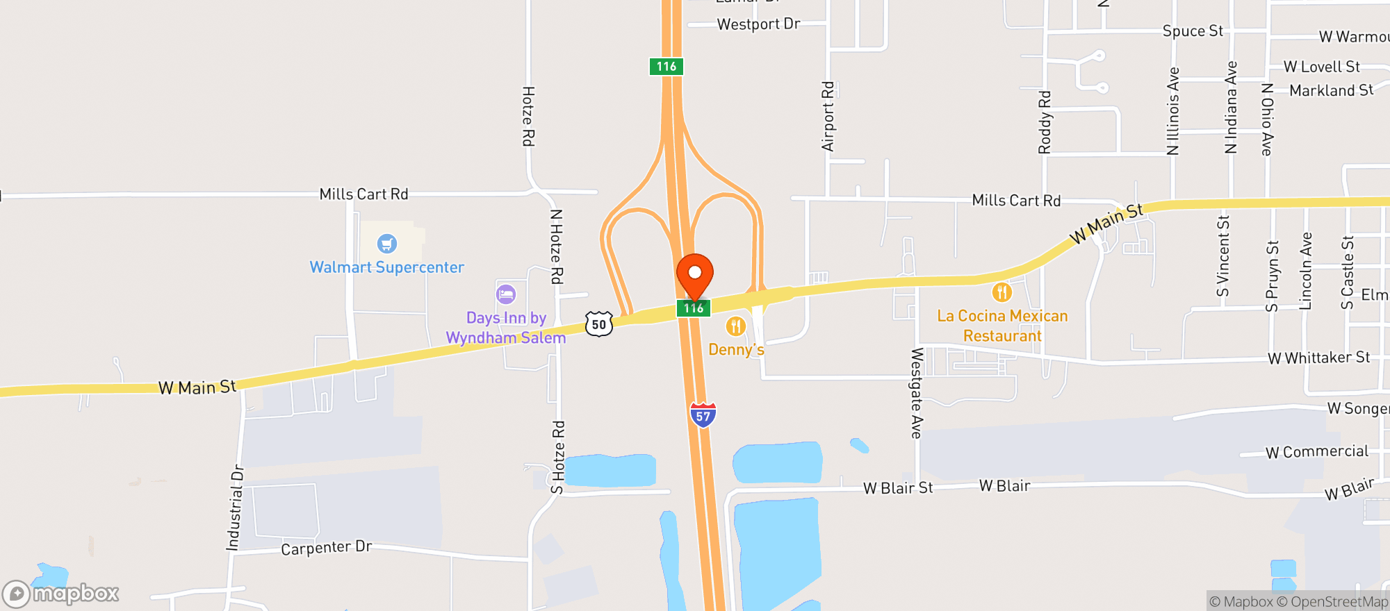 Map showing Circle K #4700152
