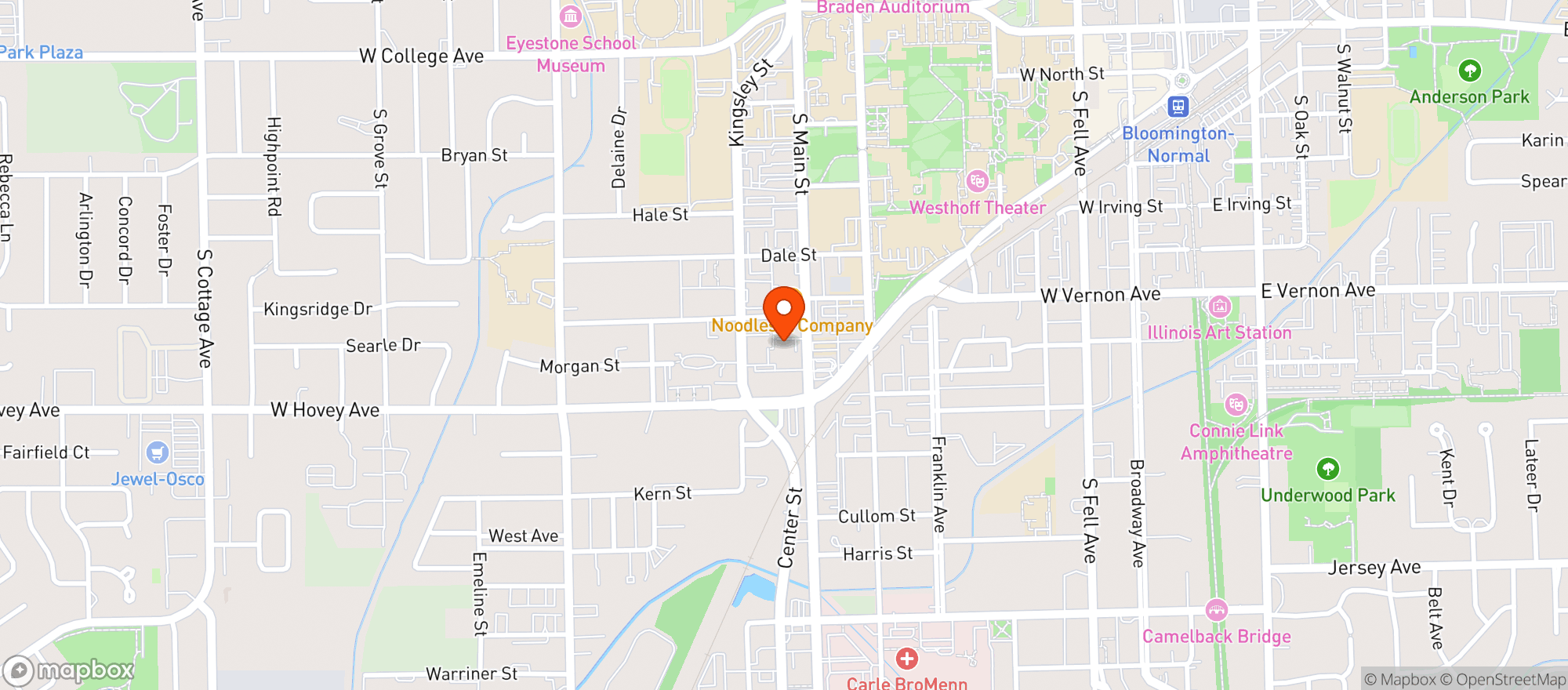 Map showing 707 Food & Liquor