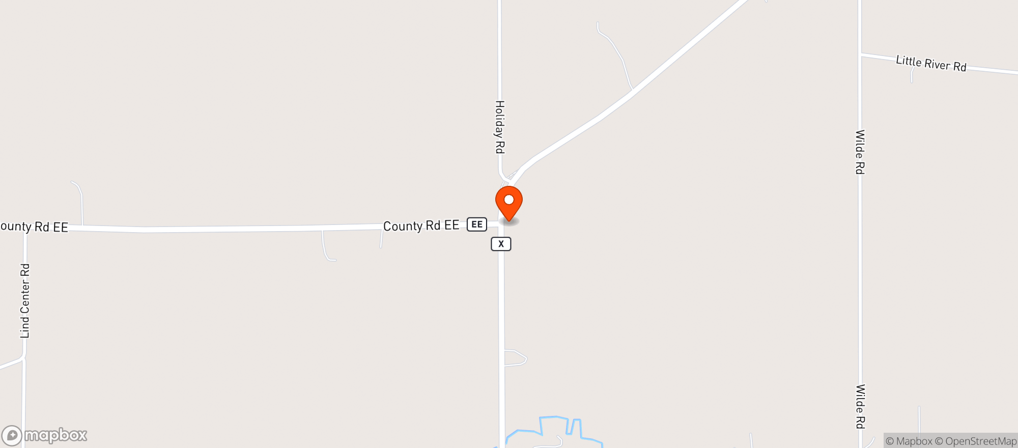 Map showing Chimney Inn