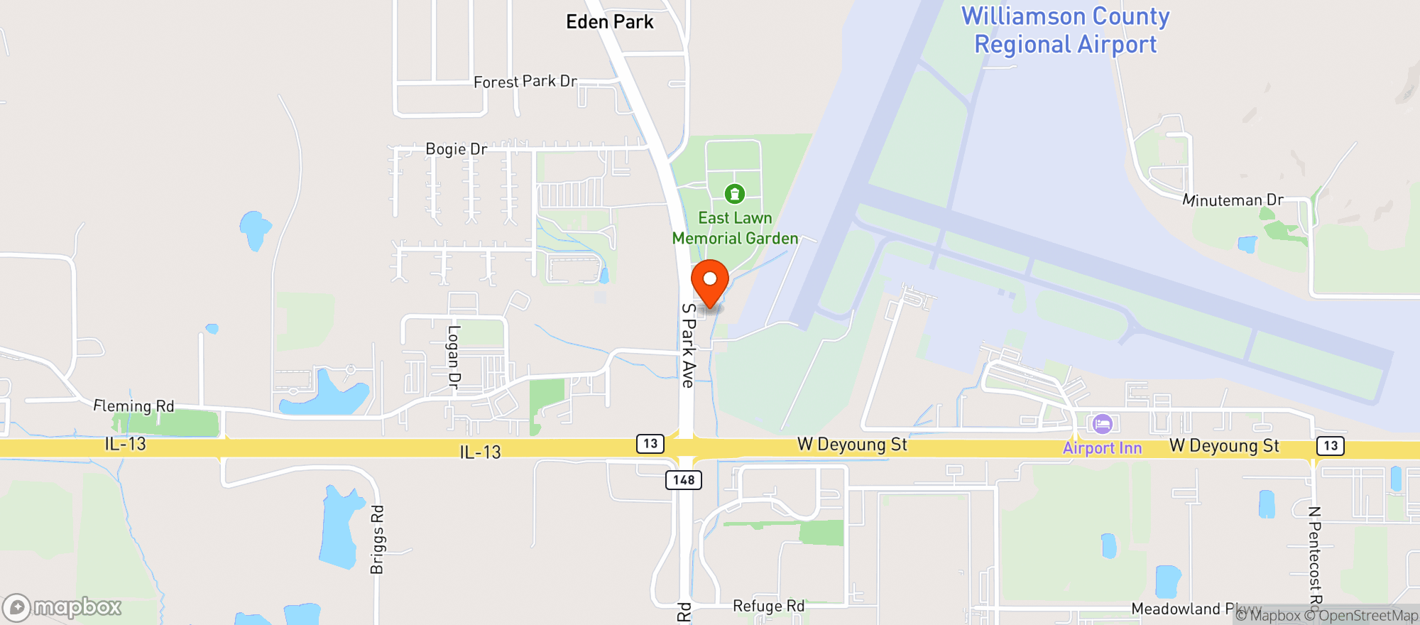 Map showing Hucks Food & Fuel Store #366