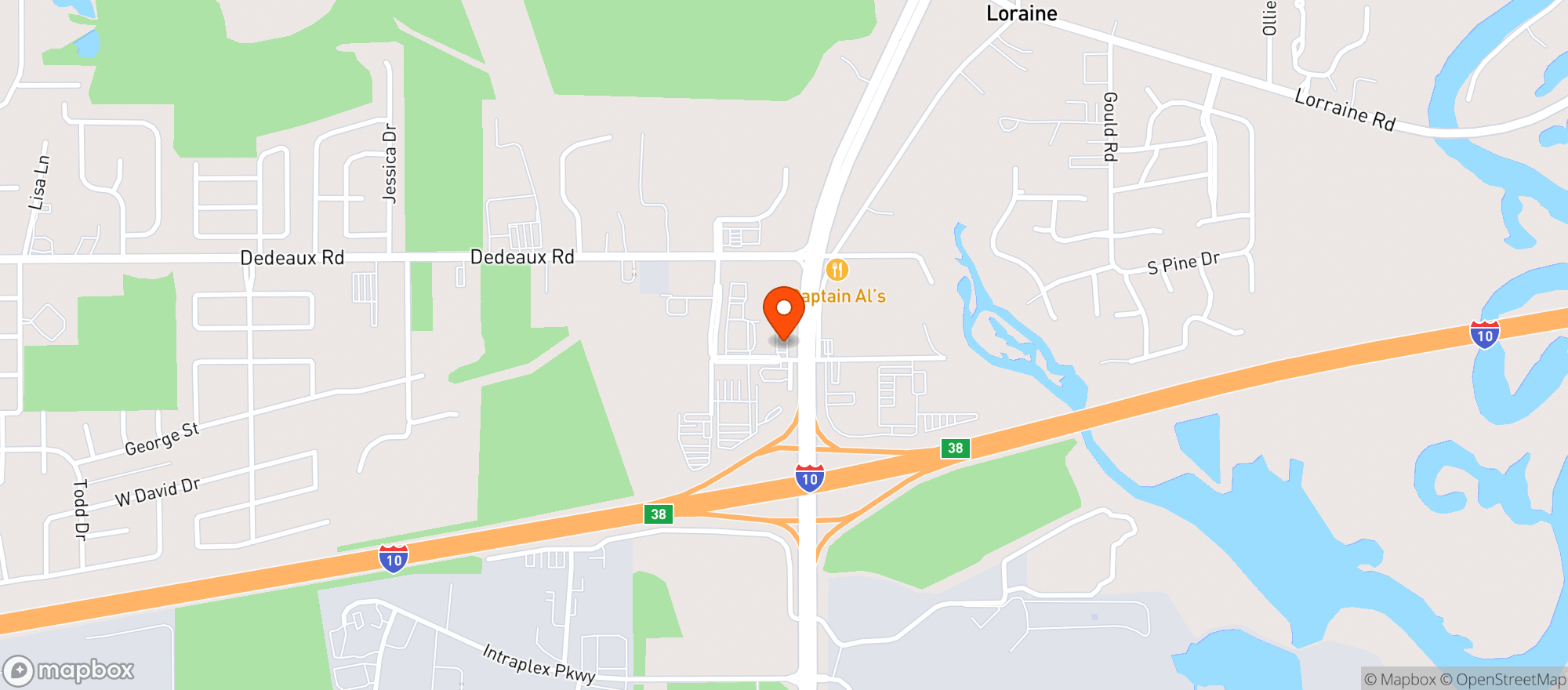 Map showing Lorraine Chevron