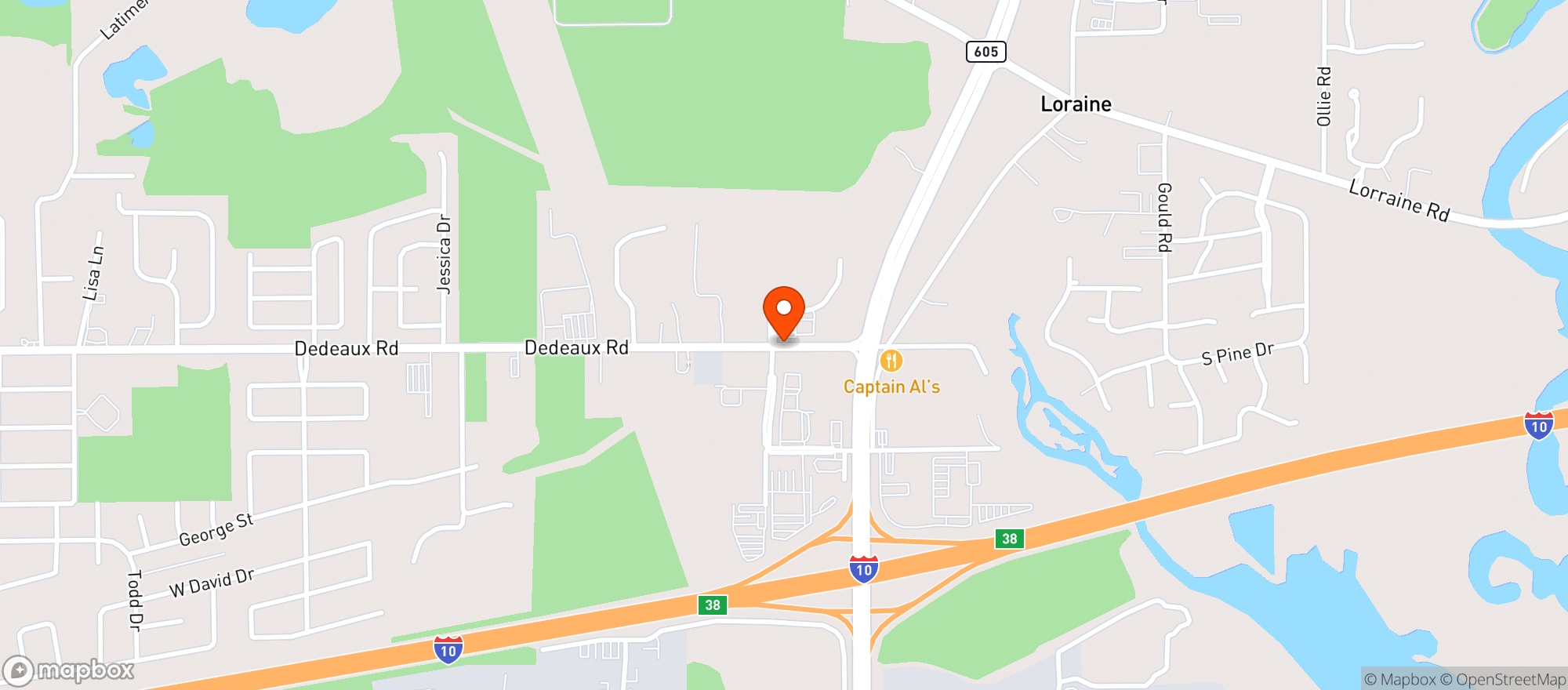 Map showing Quiktrip #7255