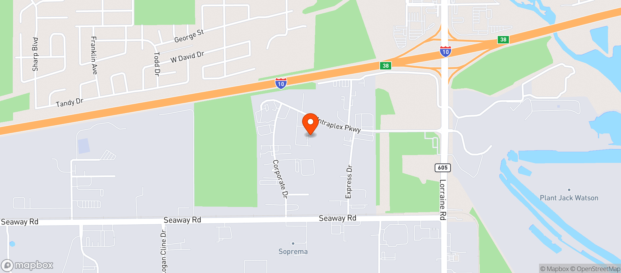 Map showing Feb Distributing Co Sp #00688