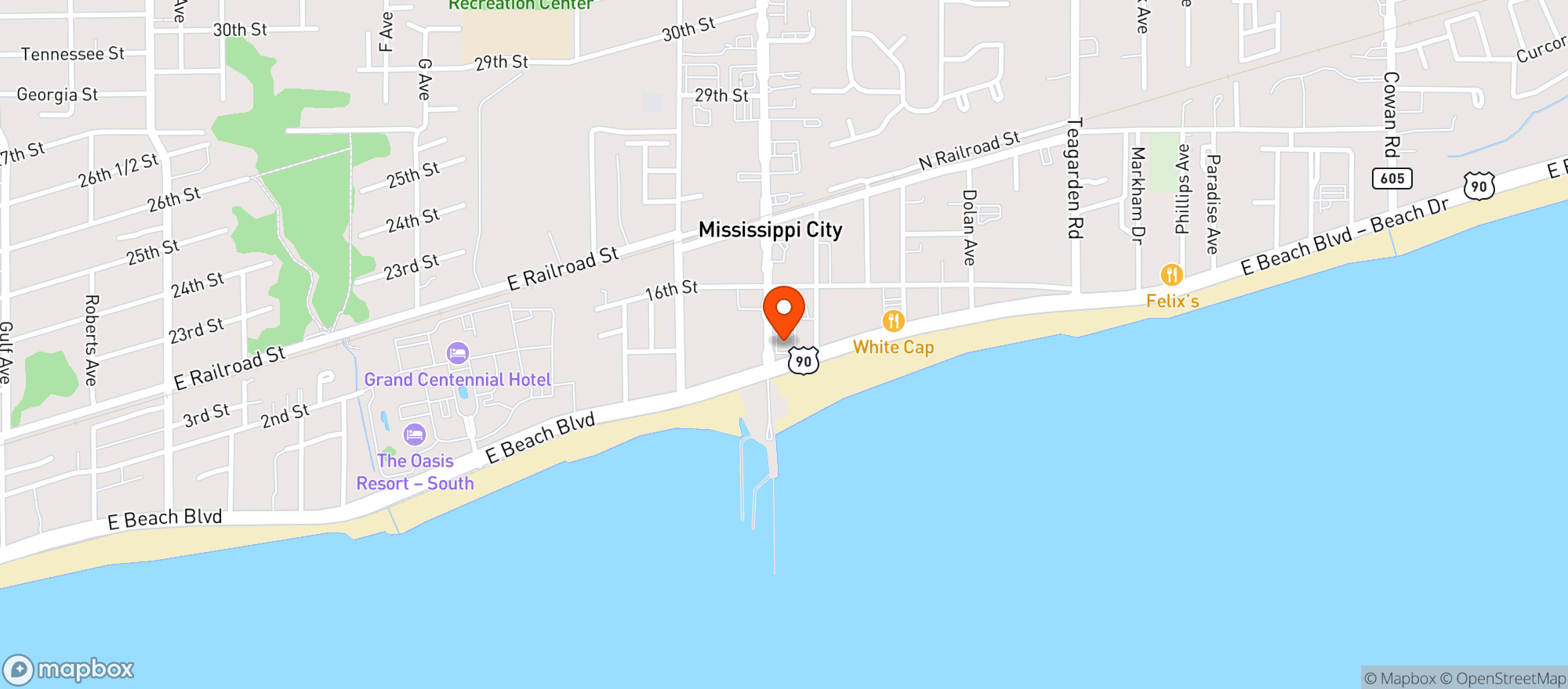 Map showing Surf Style