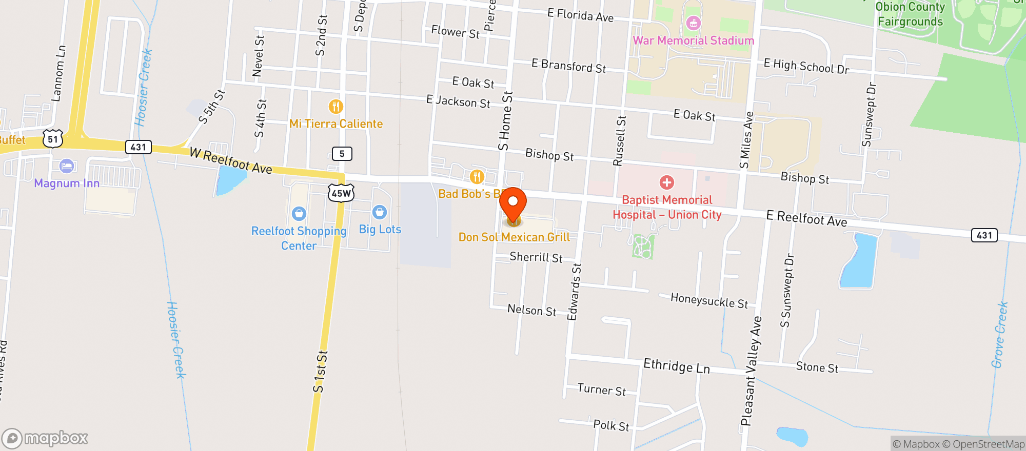 Map showing E W James & Sons #12