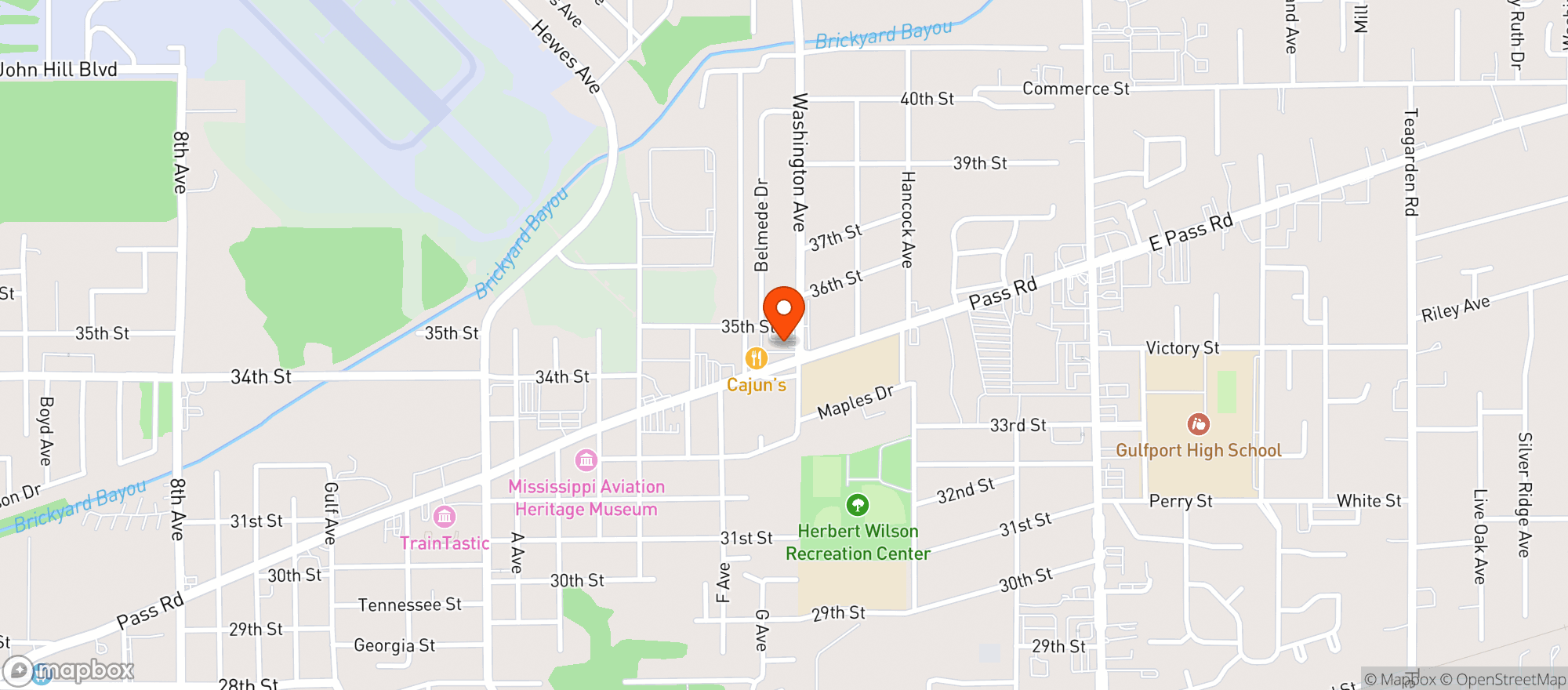 Map showing SMOKEY S BLAZE II