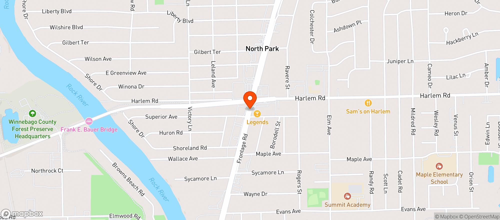 Map showing Usave Liquors