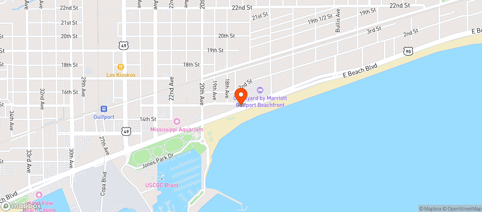 Map showing Shaggys