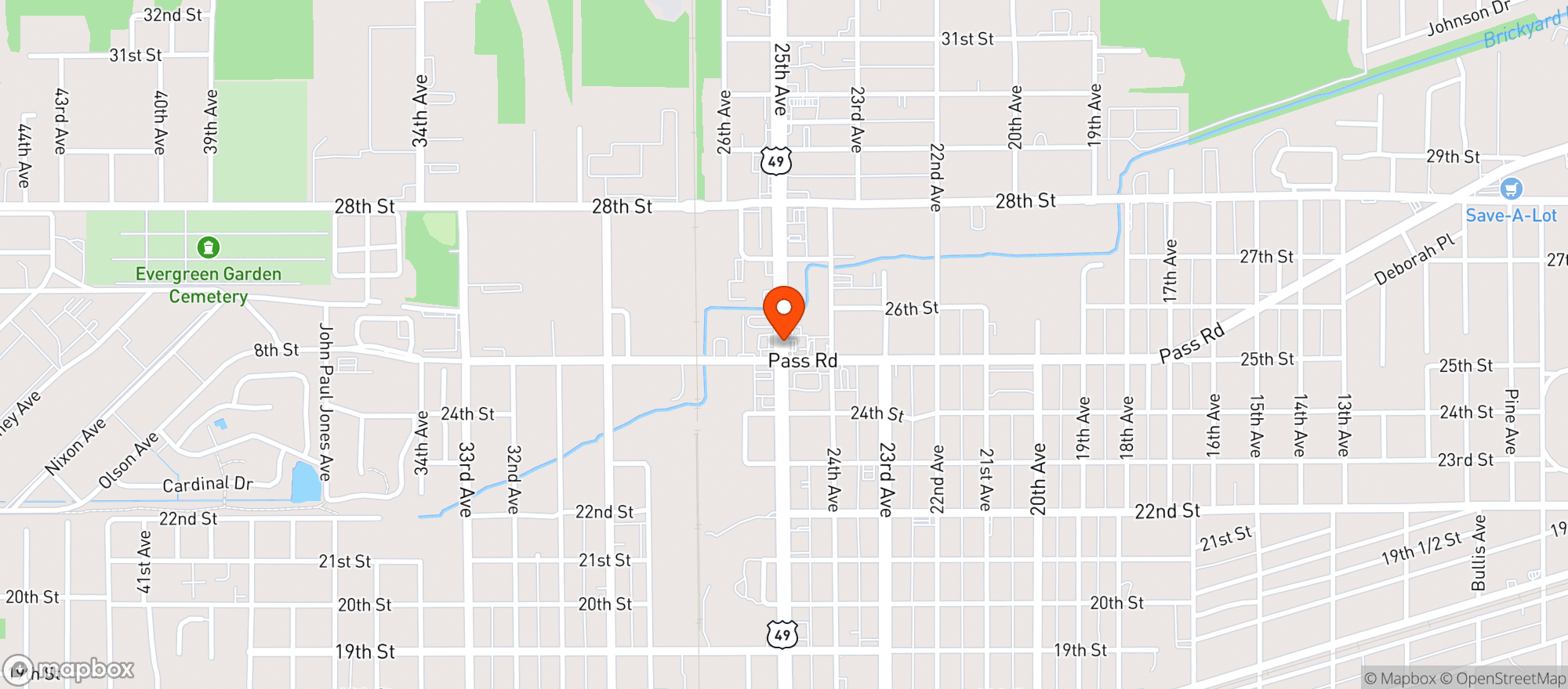 Map showing Sai Shell