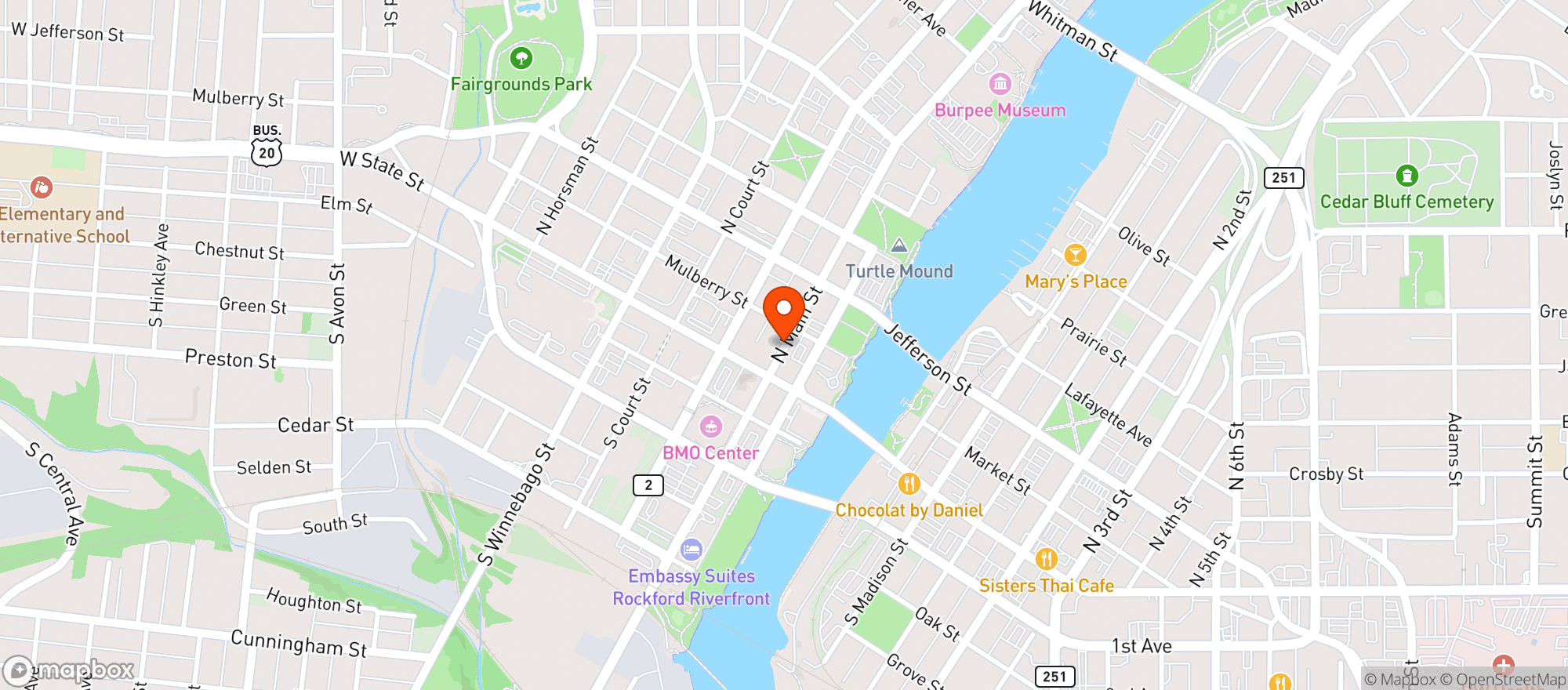 Map showing 27 Aluna