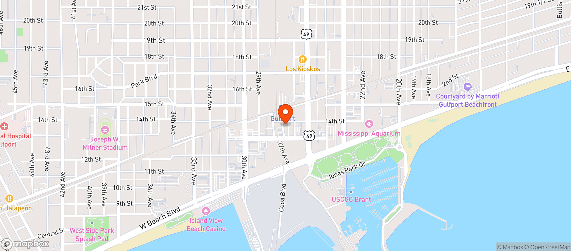 Map showing Rooney's Irish Pub