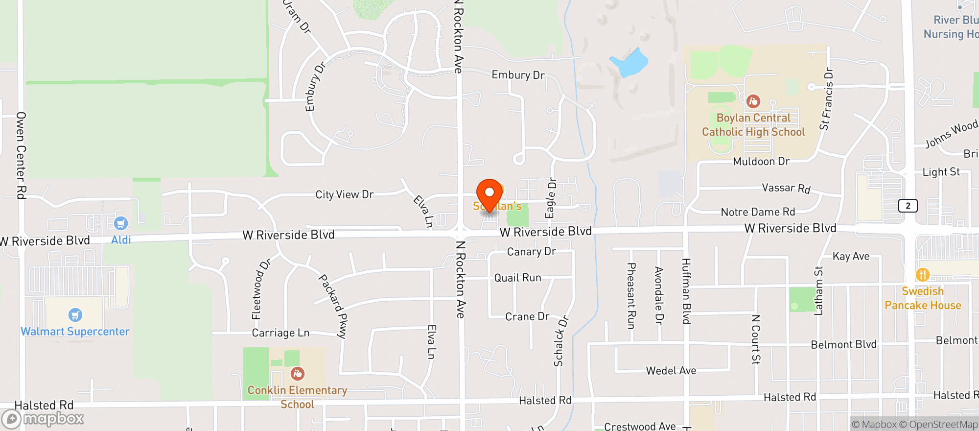 Map showing Circle K #4701437