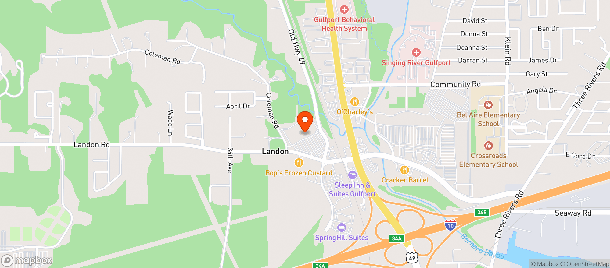 Map showing Sams Club #8236
