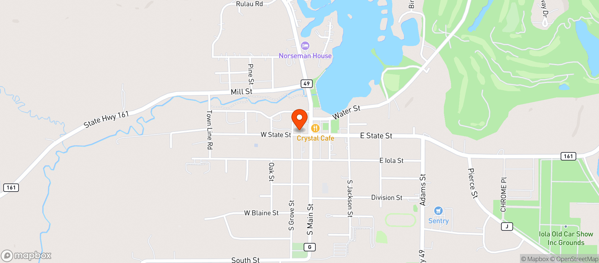 Map showing Mark Mccoy S Flat Tracker Tap