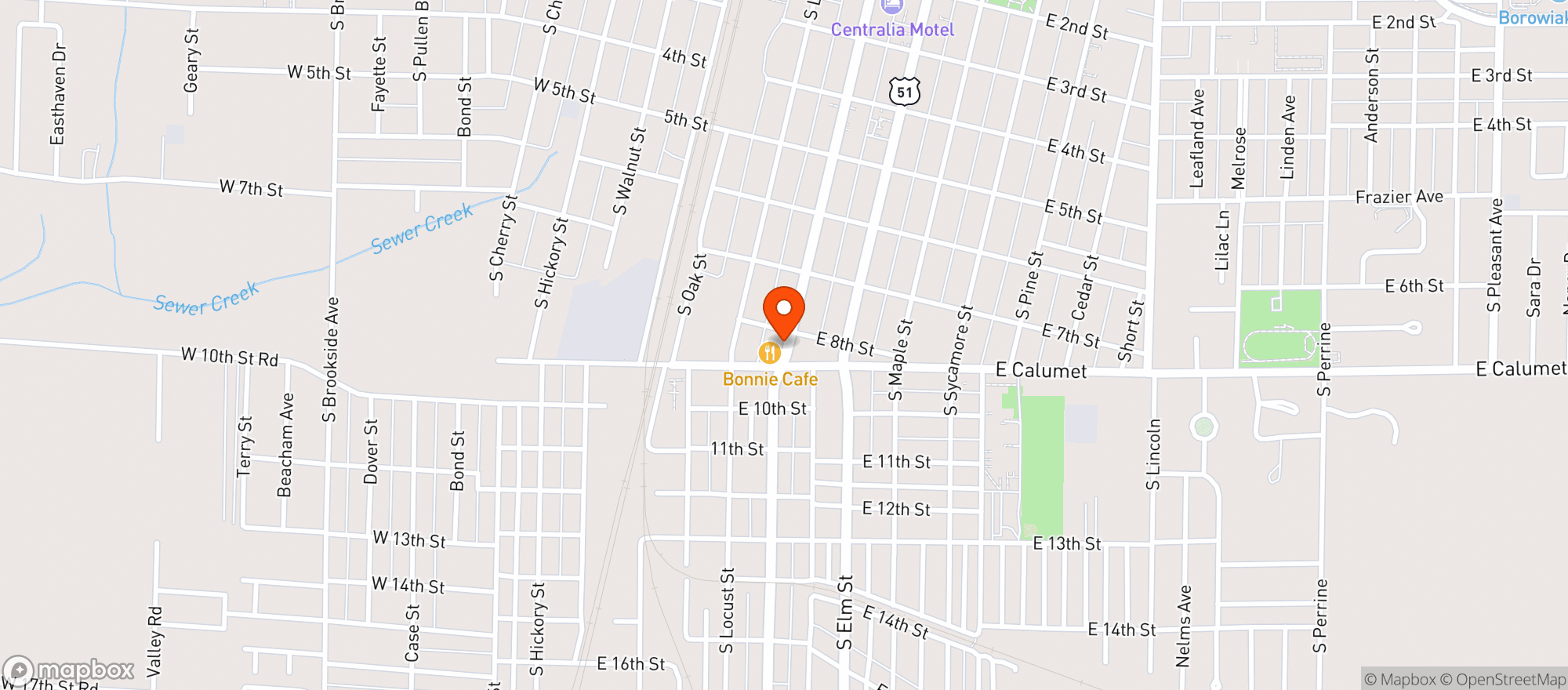 Map showing Good Vibes Cafe