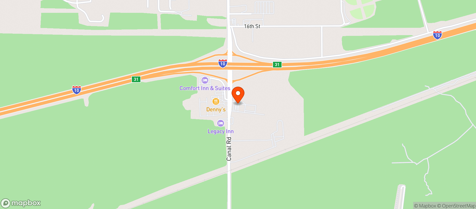 Map showing Quiktrip #7242