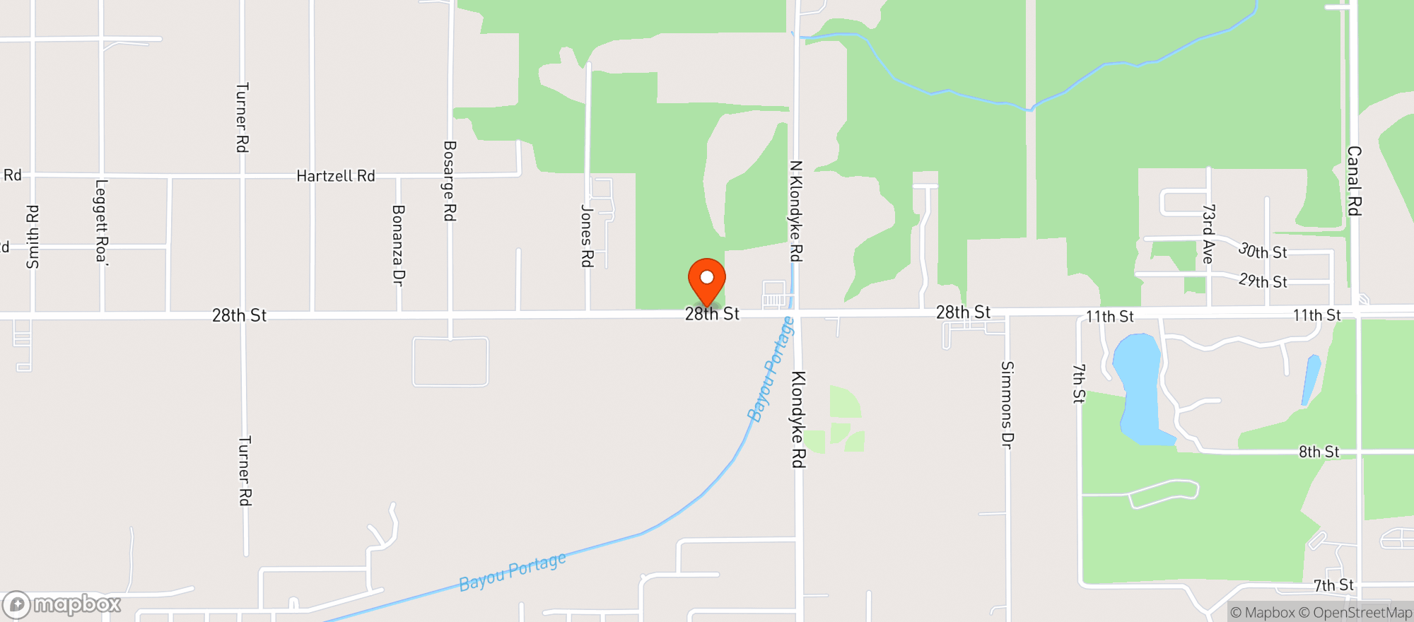 Map showing Keiths Superstore