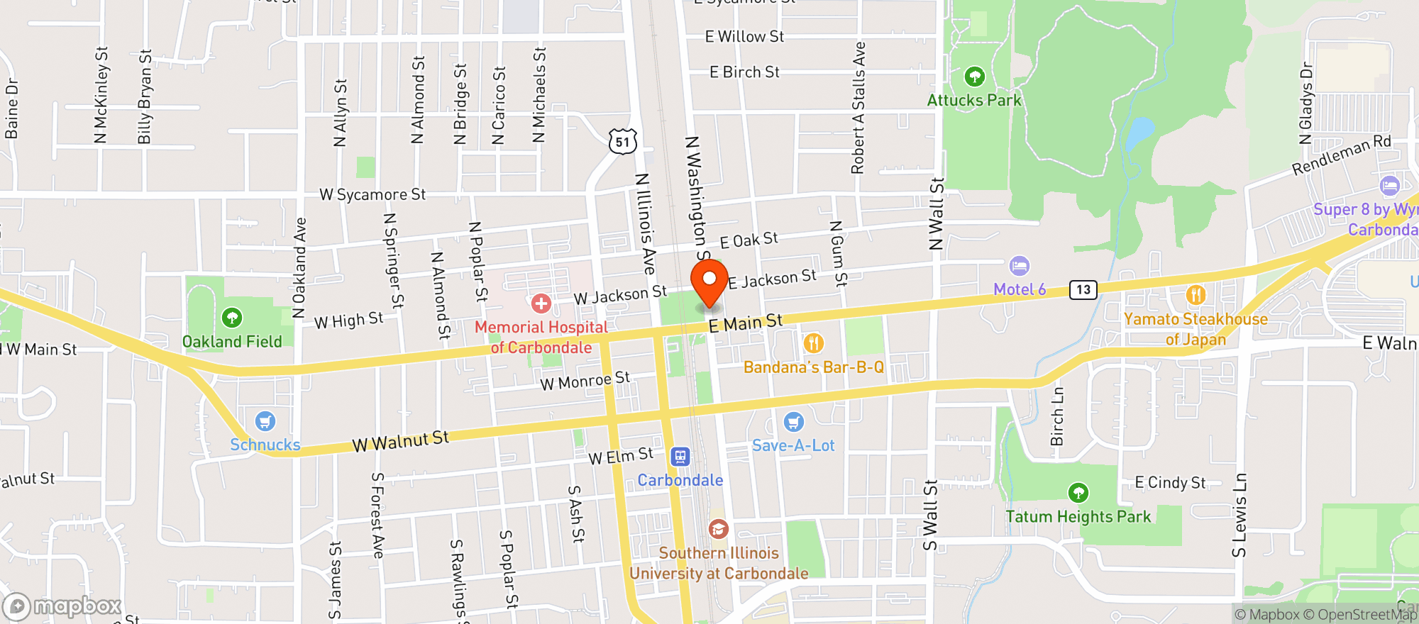 Map showing Abc Liquor Mart