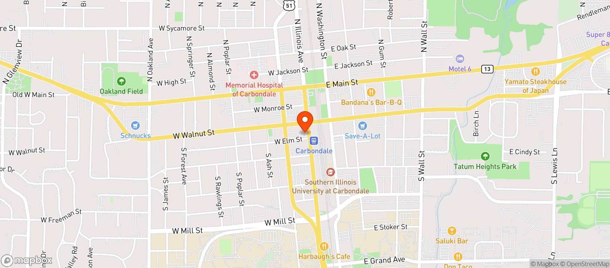 Map showing Pk S