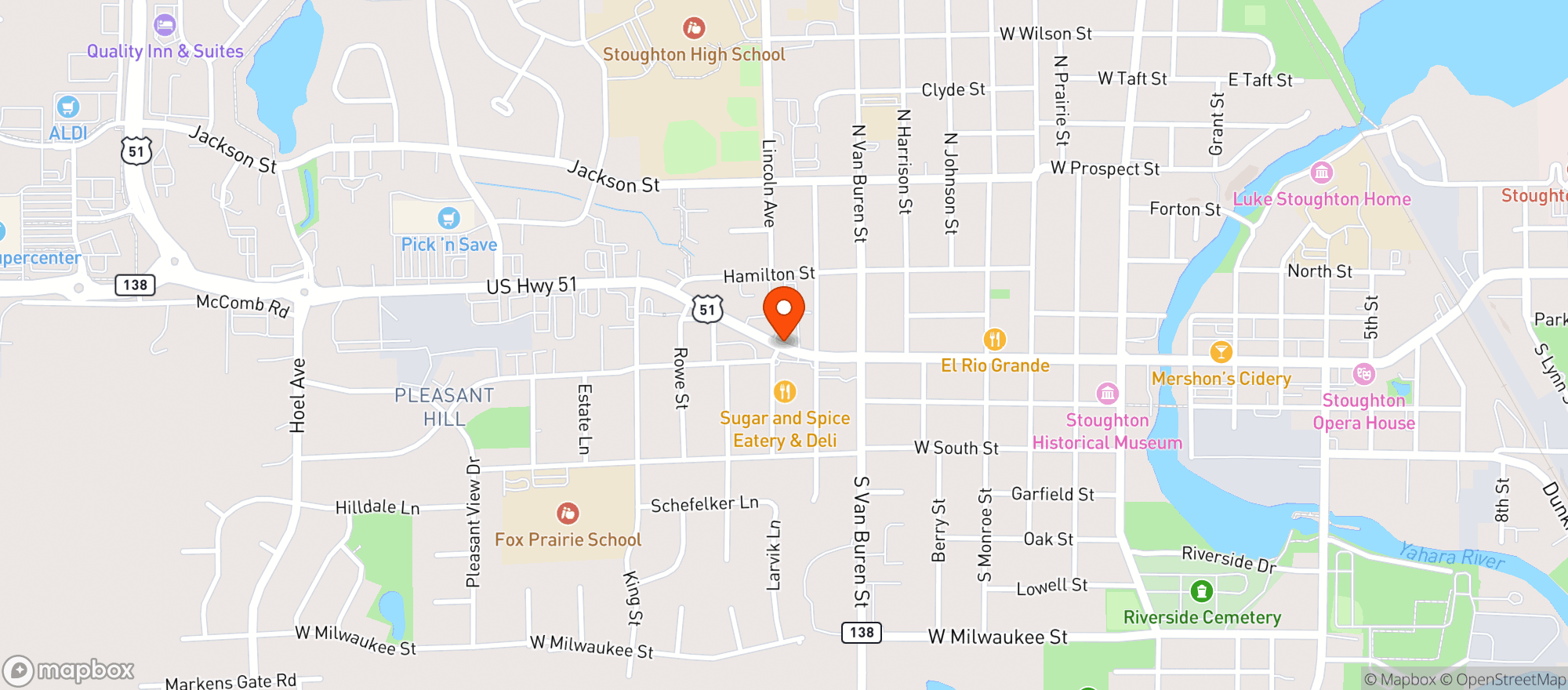 Map showing Best Plaza Liquor