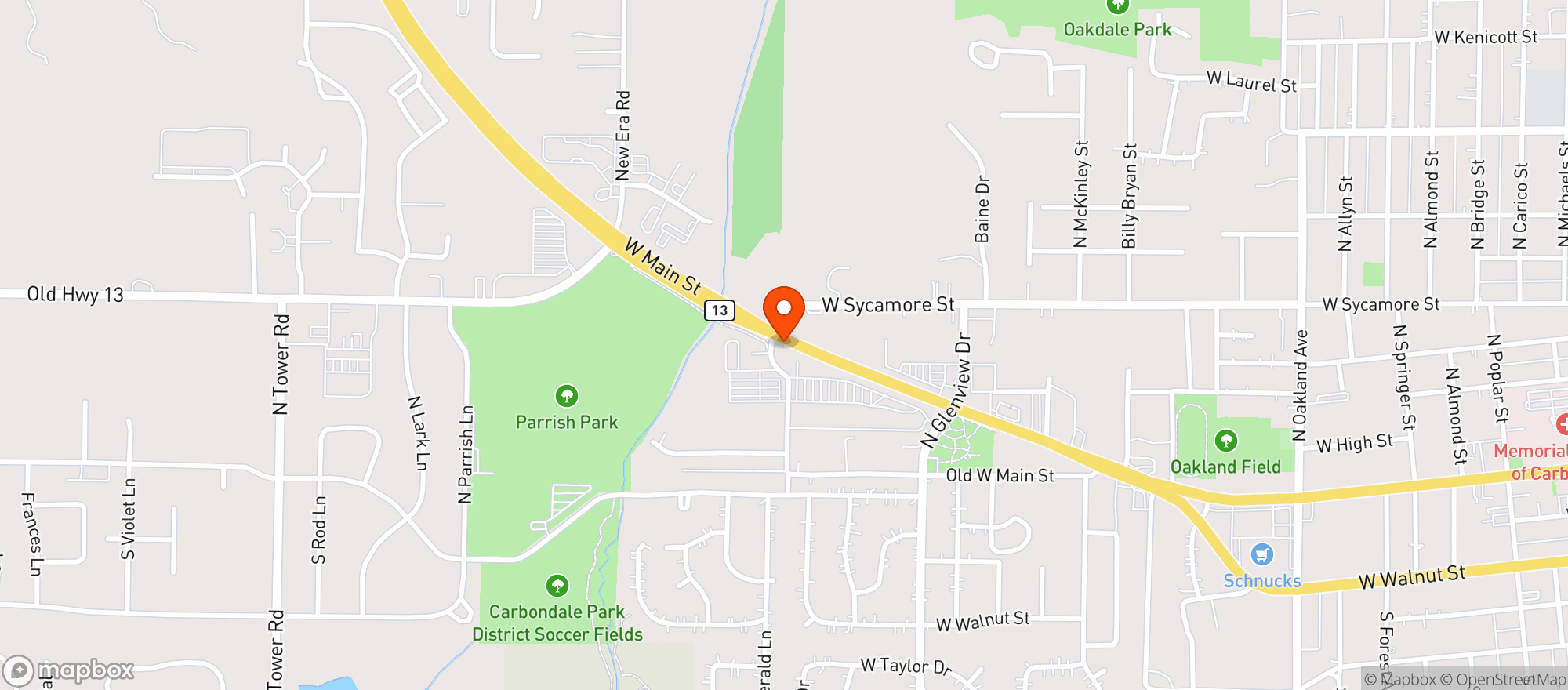 Map showing Westroads Liquor Mart