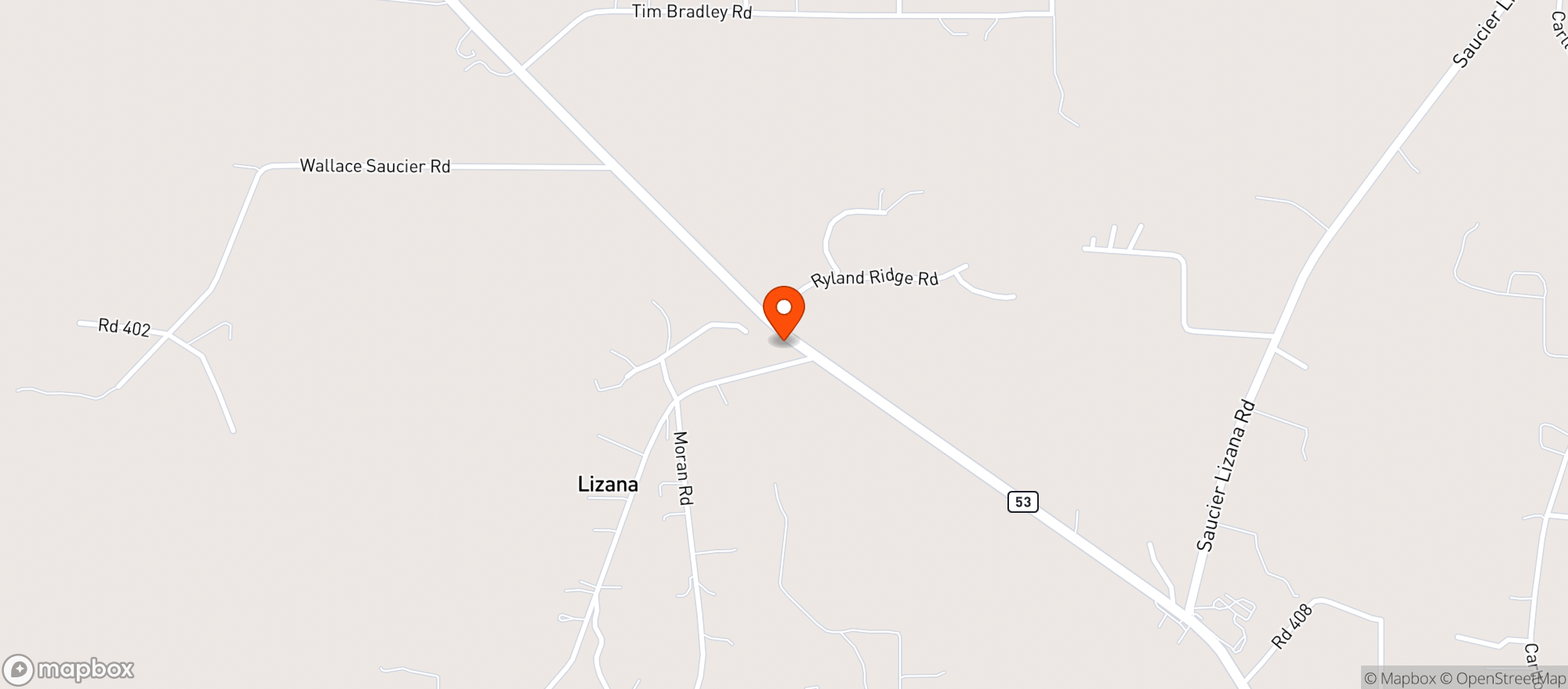 Map showing Cousins Grocery