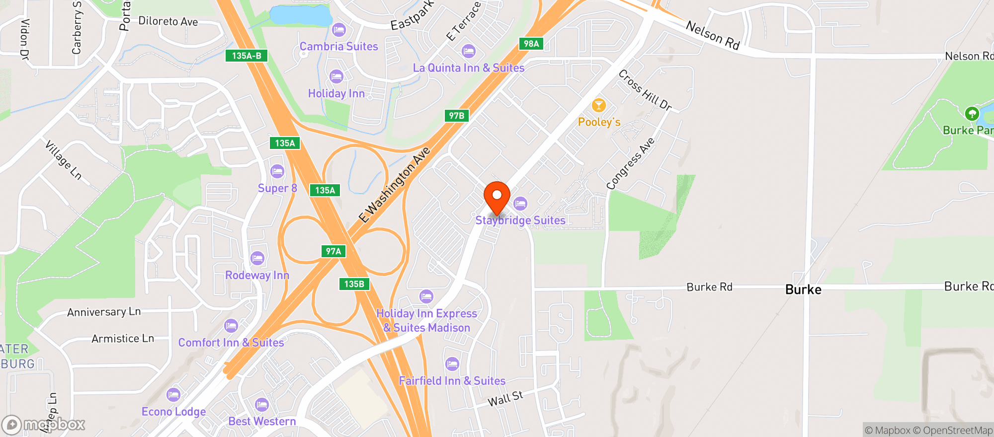 Map showing Mr Brews Taphouse