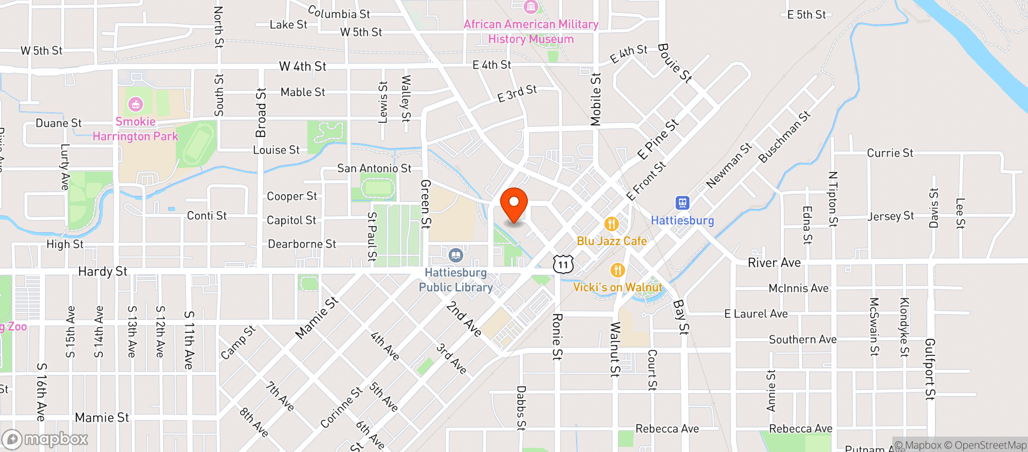 Map showing Twin Forks Wine + Provisions