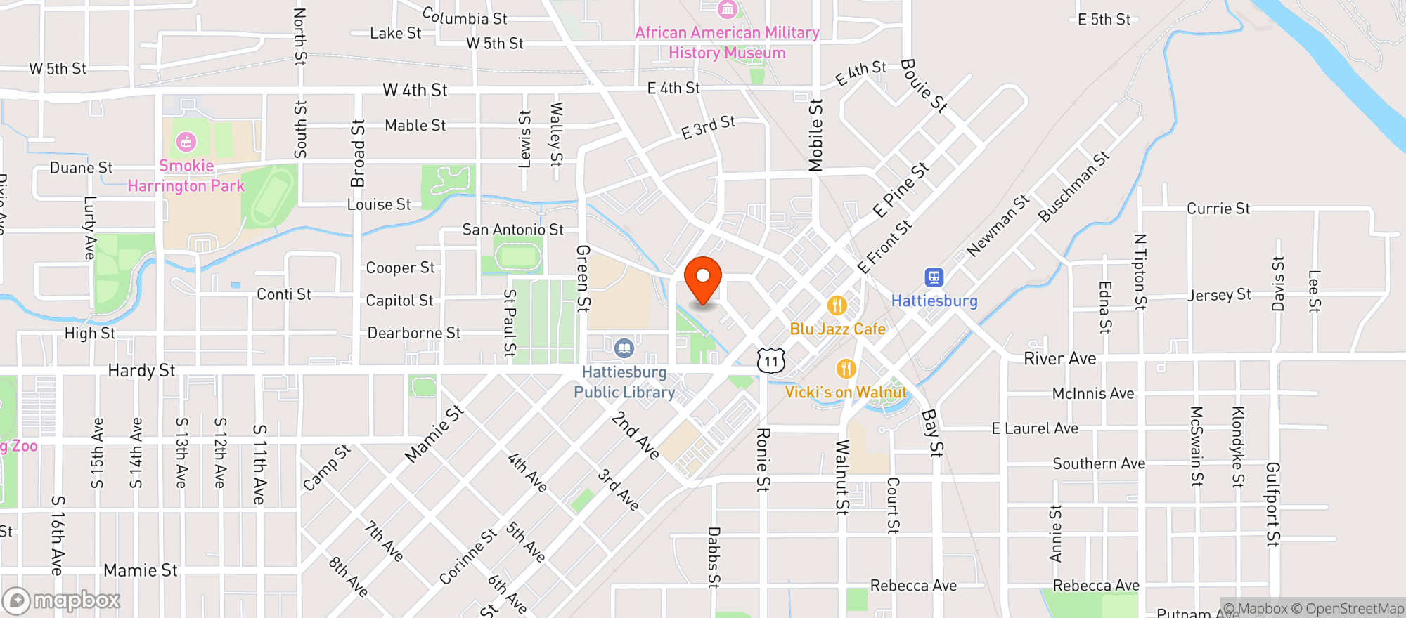 Map showing Twin Forks Wine And Provisions - B