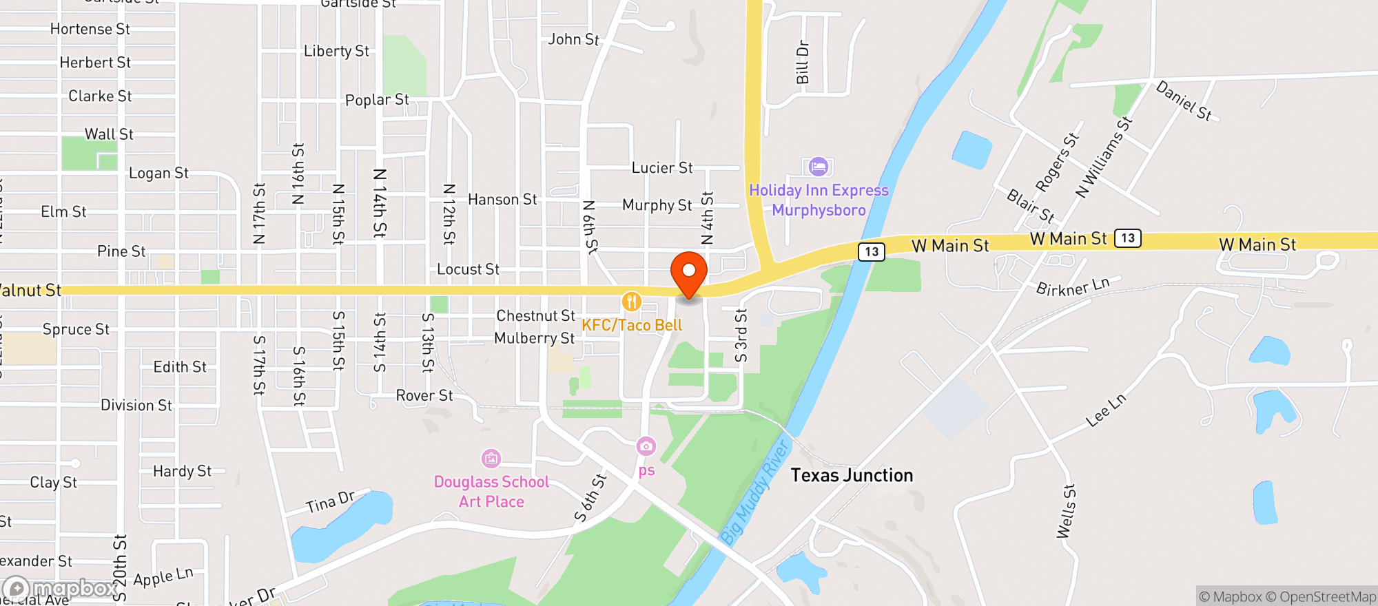 Map showing Rollnup