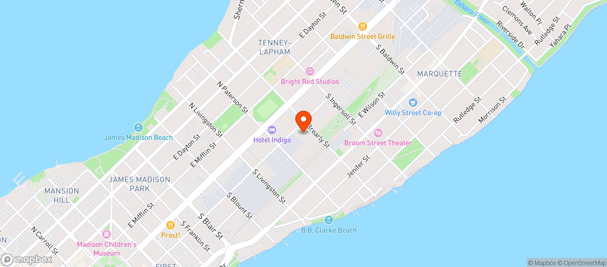 Map showing Deliciouser