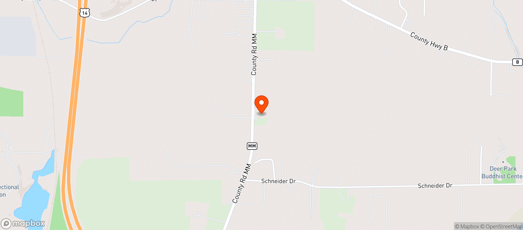Map showing Town & Country Mart