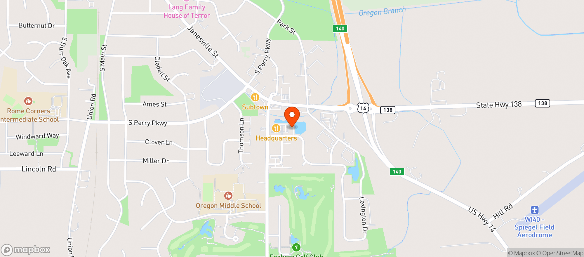 Map showing Bodihow Brewing Co