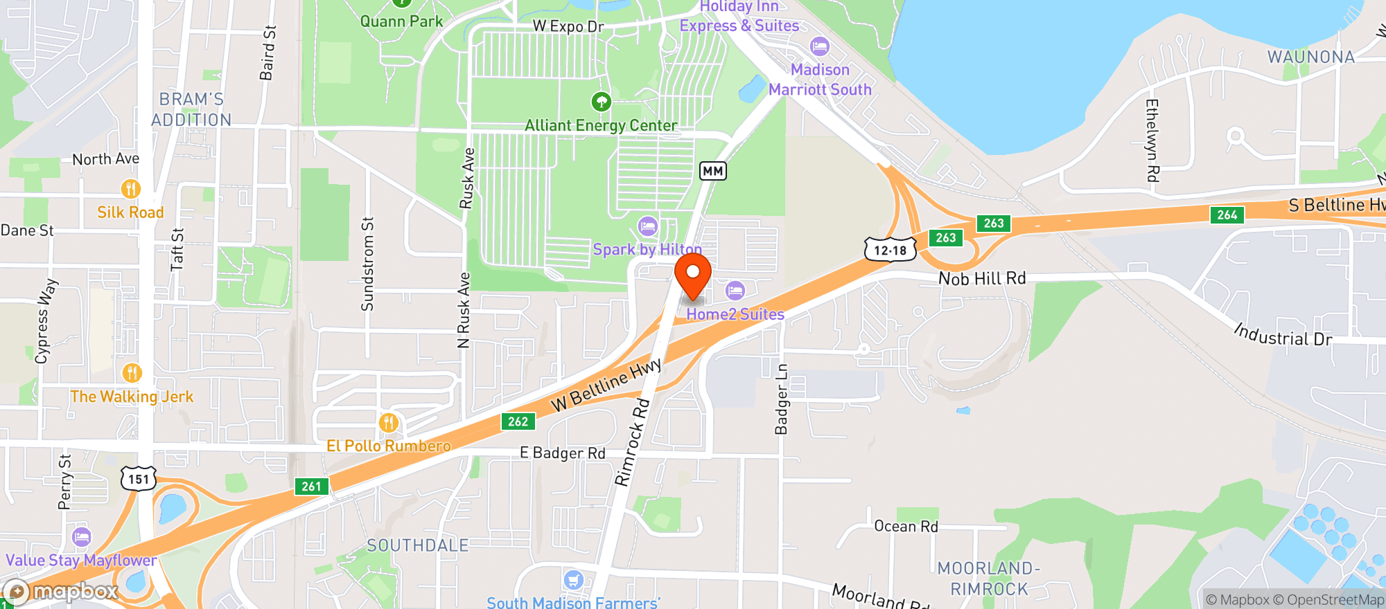 Map showing Liberty Station