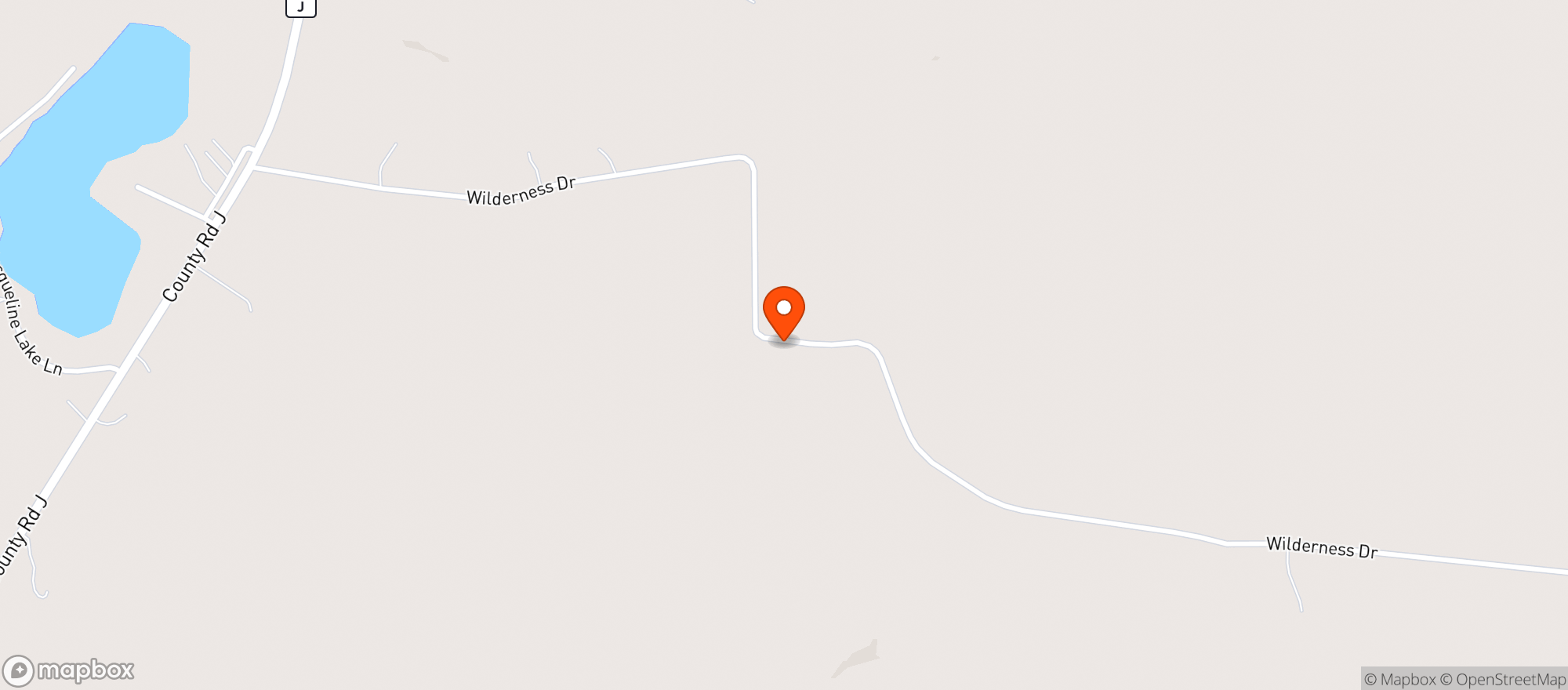Map showing Refuah Coffee & Remedies - Rosholt - Wilderness Dr
