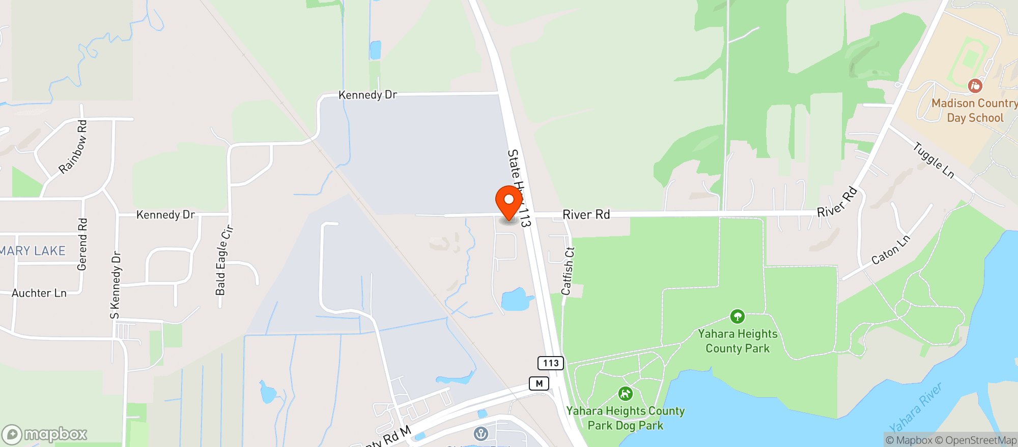 Map showing Taylor Liquor