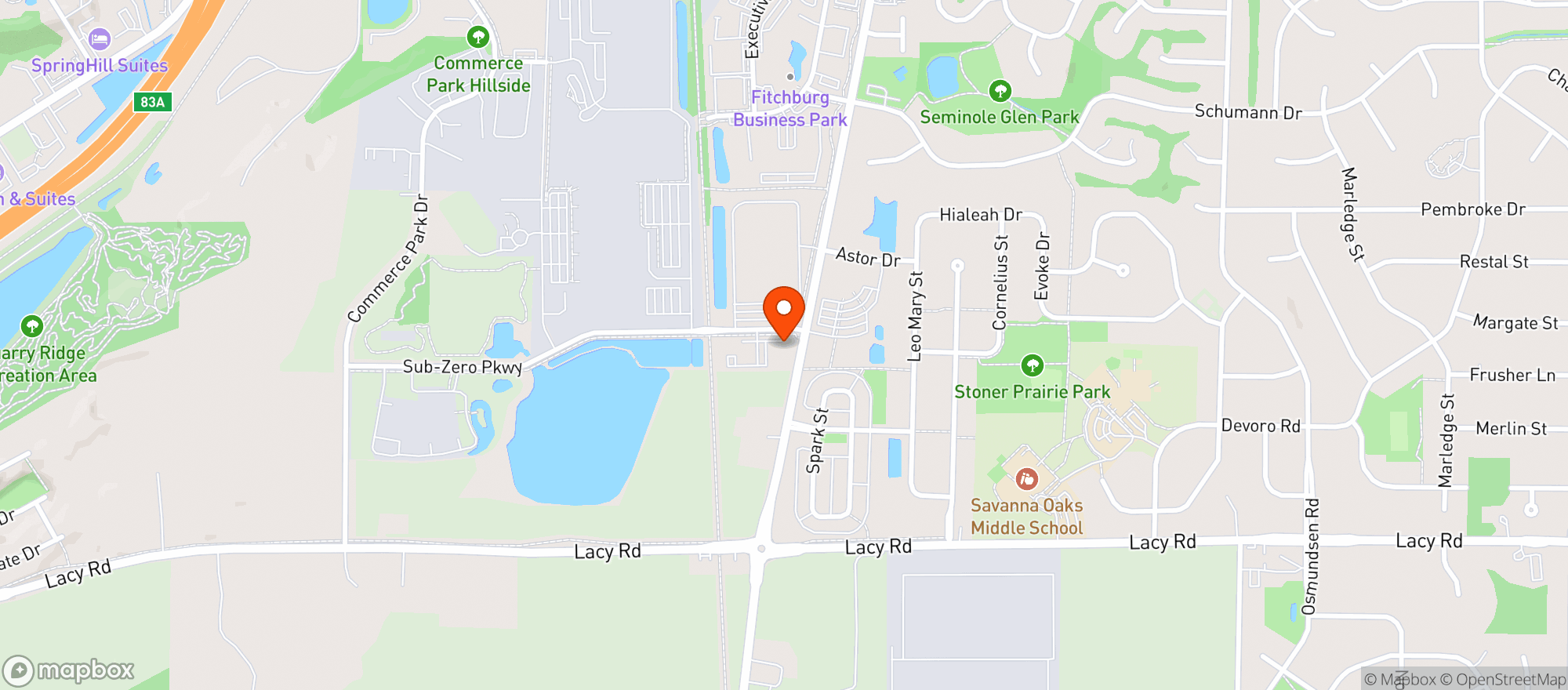 Map showing Hop Haus Brewing