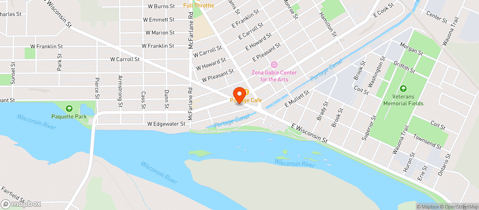 Map showing Sarby S Blarney Stone