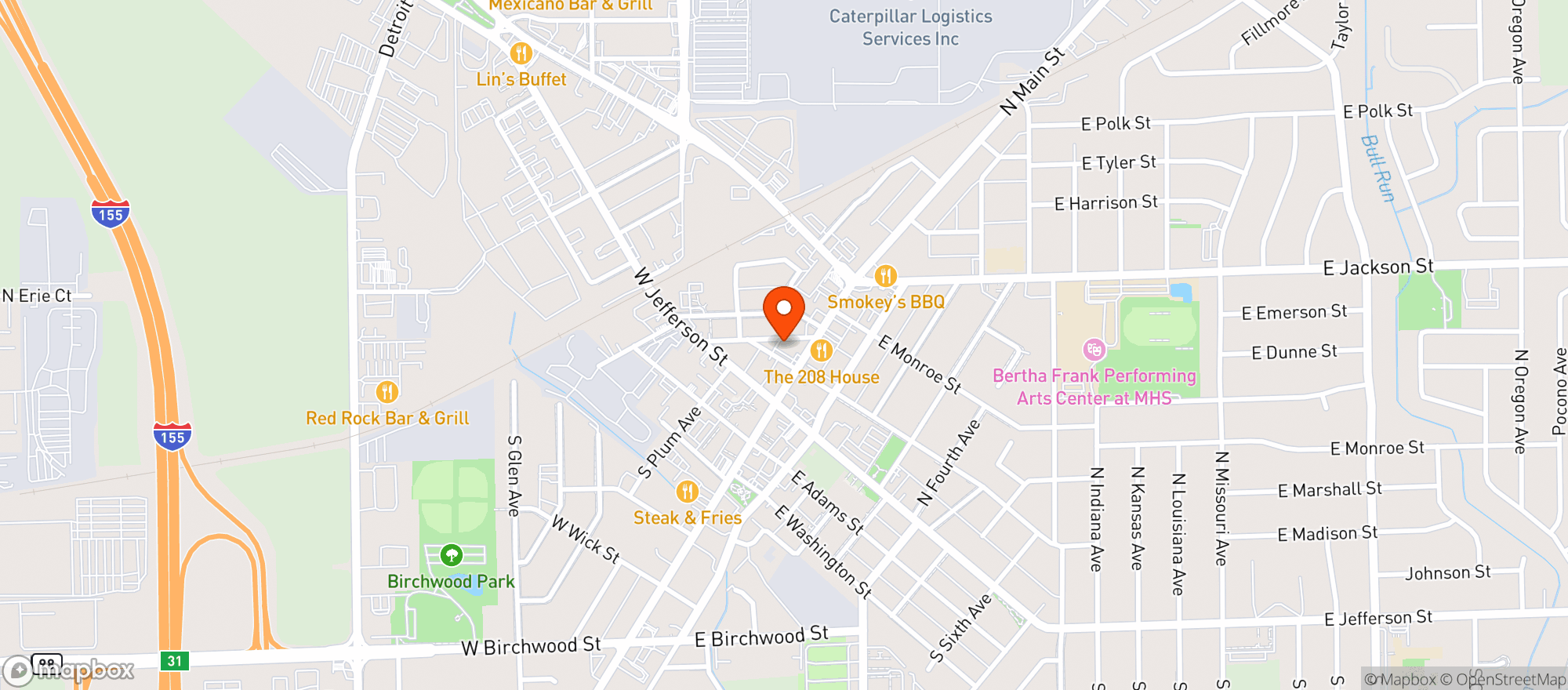 Map showing Liquor Station