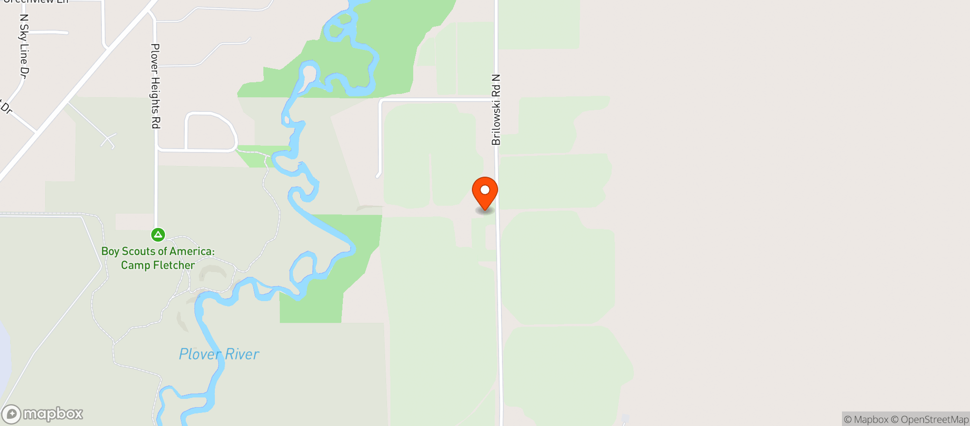 Map showing Happy Harvest Hemp