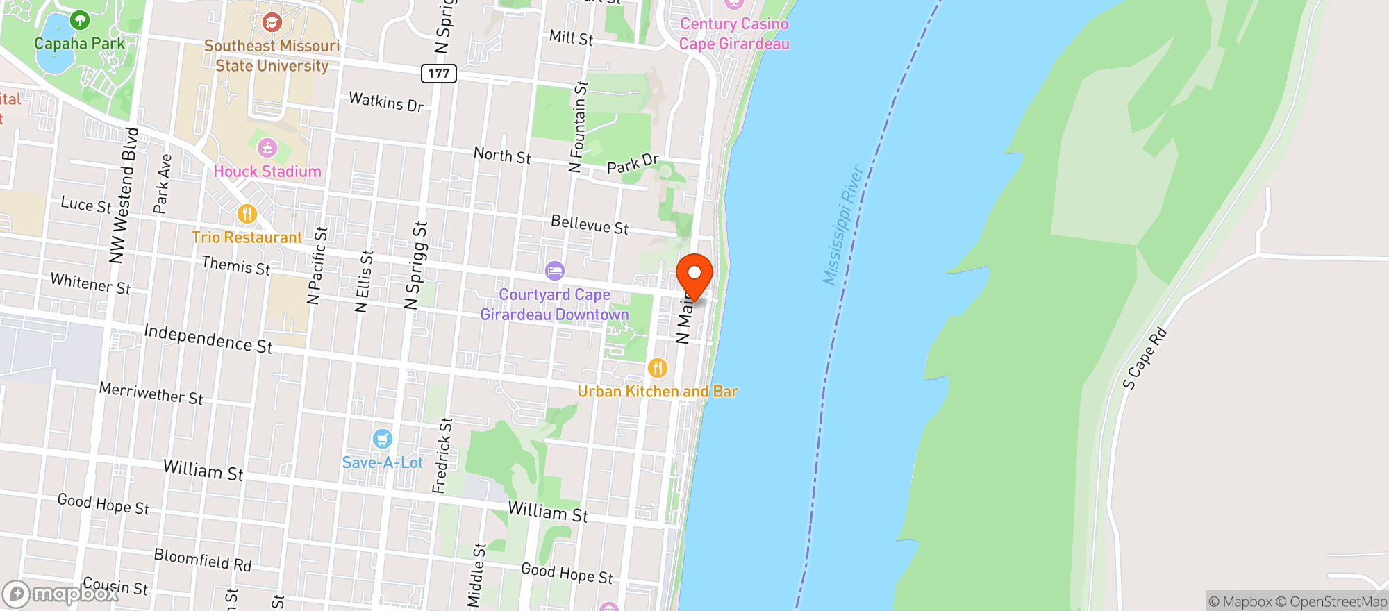 Map showing Relish
